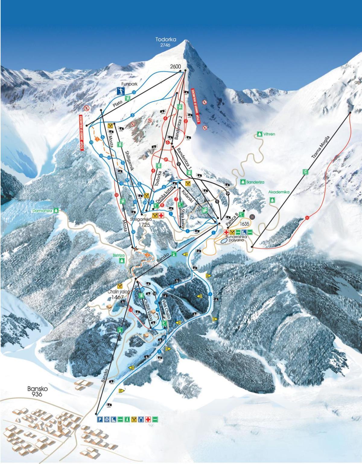 Next To The Ski Lift Downtown Bansko Extérieur photo